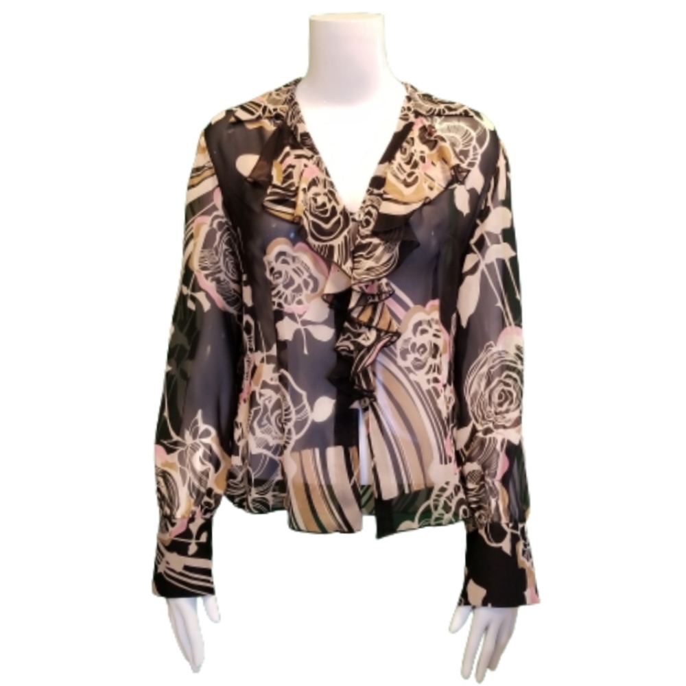 Trina Turk Silk Blouse